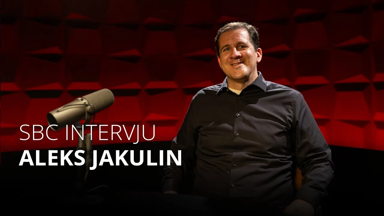 Aleks Jakulin in the SBC interview studio